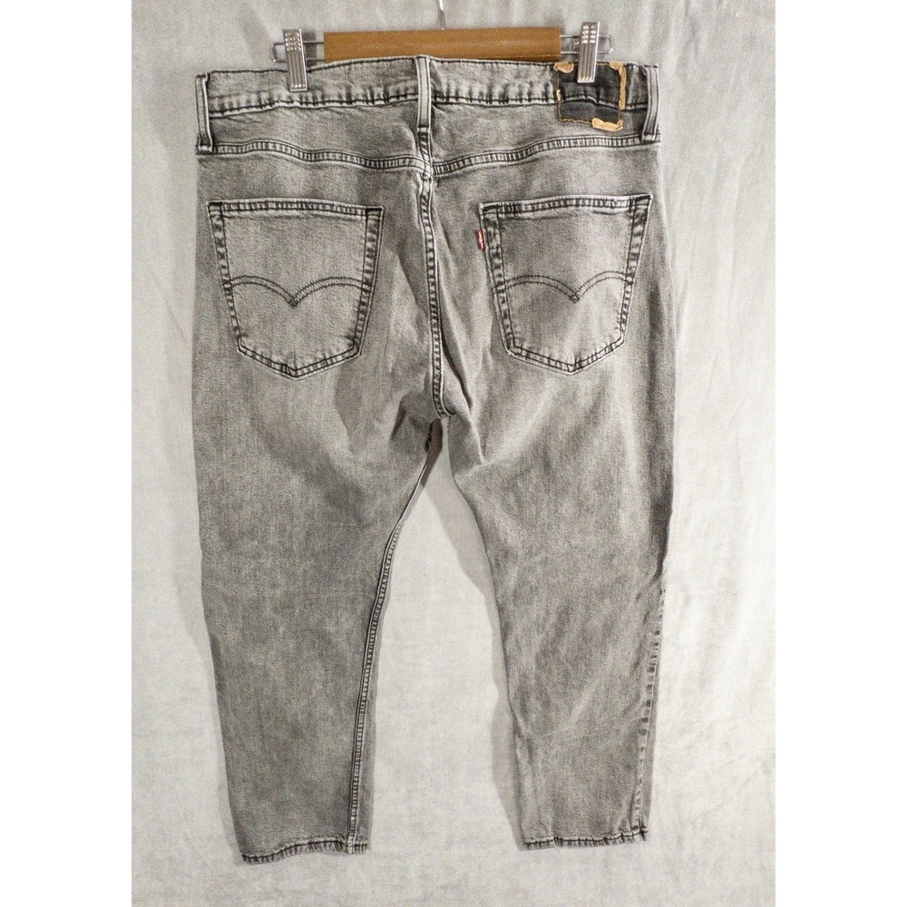 Levis Slim Fit Black Jeans Mens 36x32 Levi's Denim *Belt Tag Removed* - Picture 2 of 8